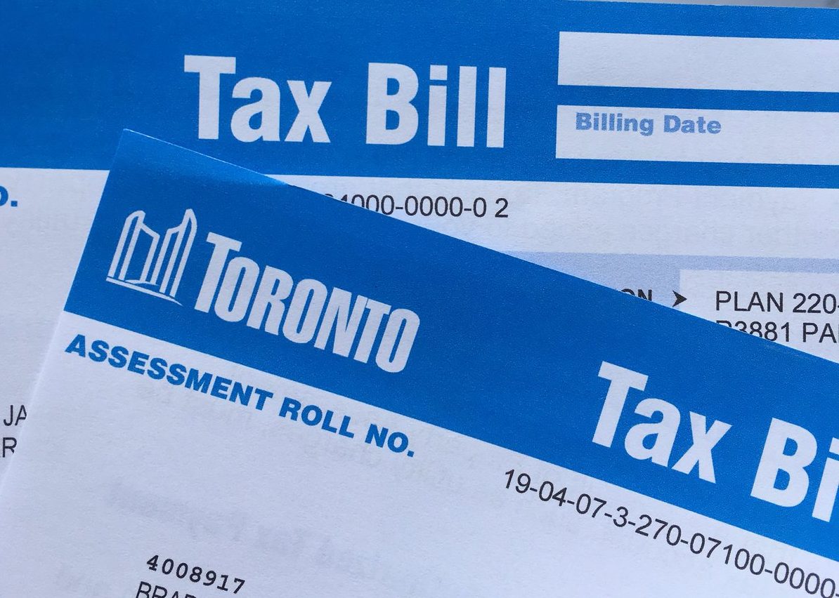 City Of Toronto Property Tax Refund