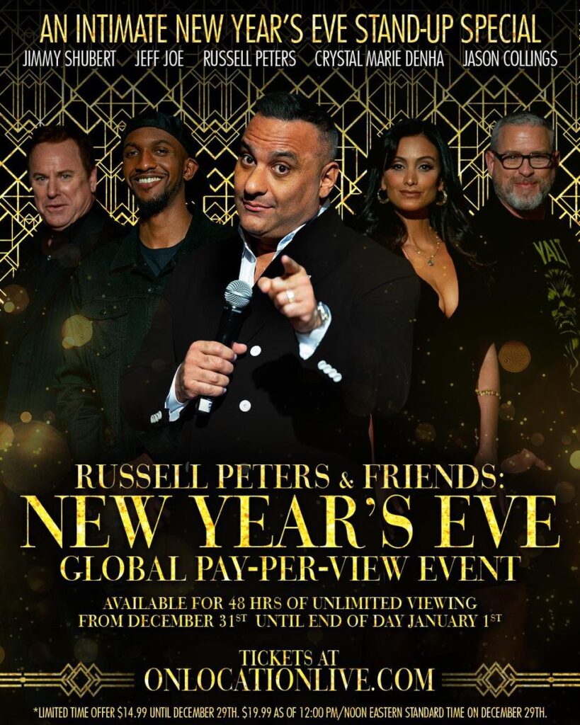 Russell Peters & Friends - A Limited Release New Year's Eve Global Pay ...