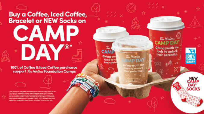 Tim Hortons Camp Day is back on July 13th